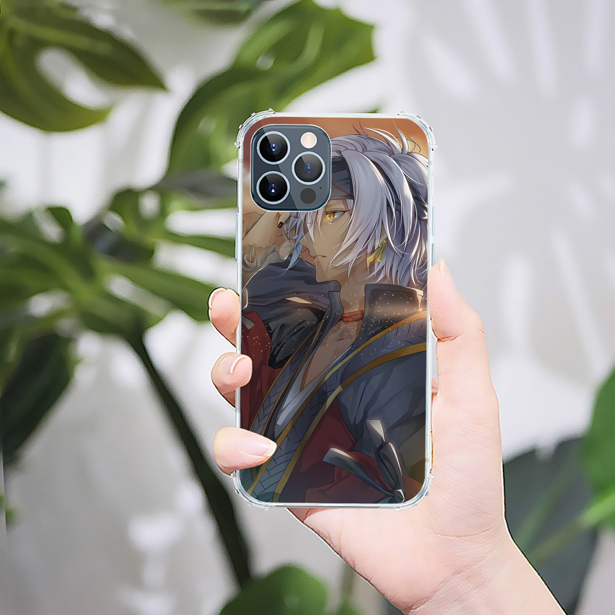 （画像用） 刀剣乱舞 Touken Ranbu 【iPhone 12シリーズ対応】透明スマホケース（クリアソフトケース）